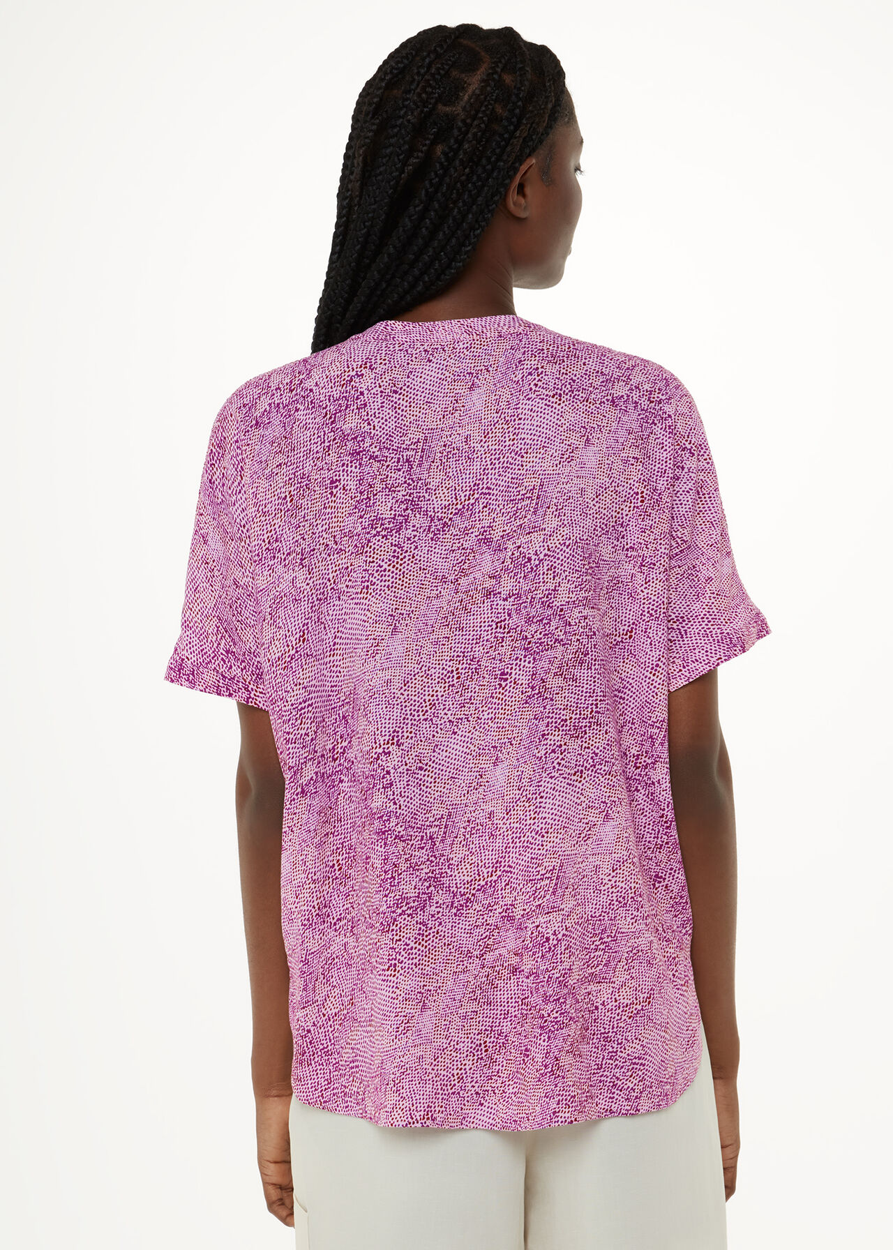 Diagonal Snake Maisie Top
