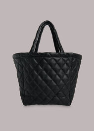 Lyle Leather Quilted Tote Bag