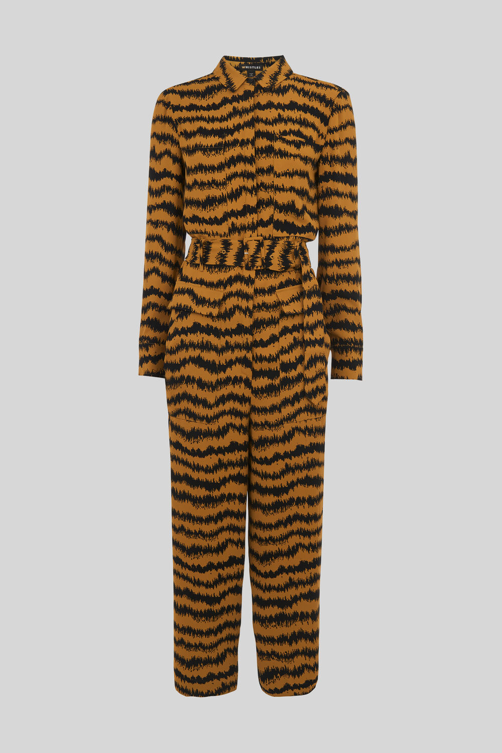 Milla Animal Utility Jumpsuit Brown/Multi