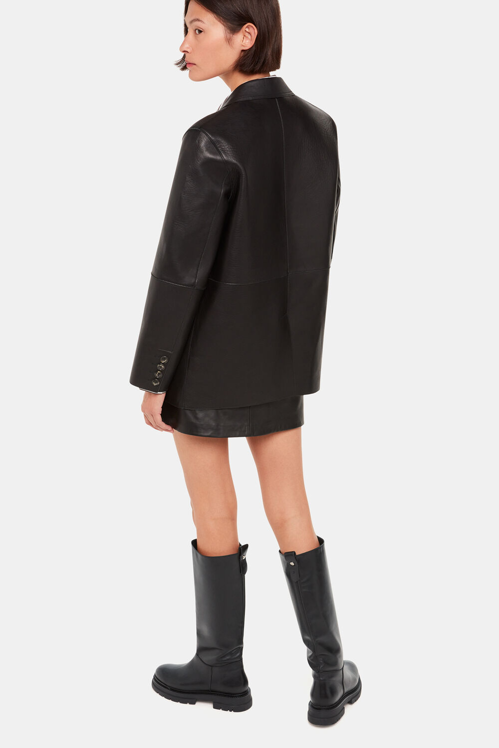 Maceo Lug Sole Knee High Boot