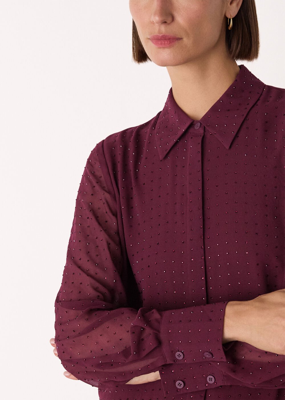 Hot Fix Sheer Shirt