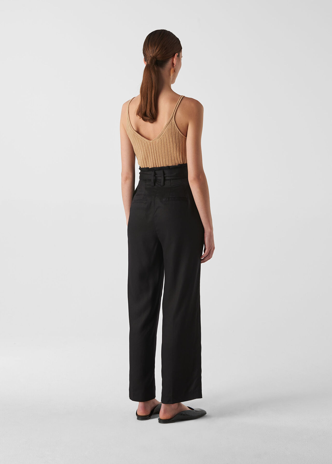 Rib Detail Knit Cami Neutral