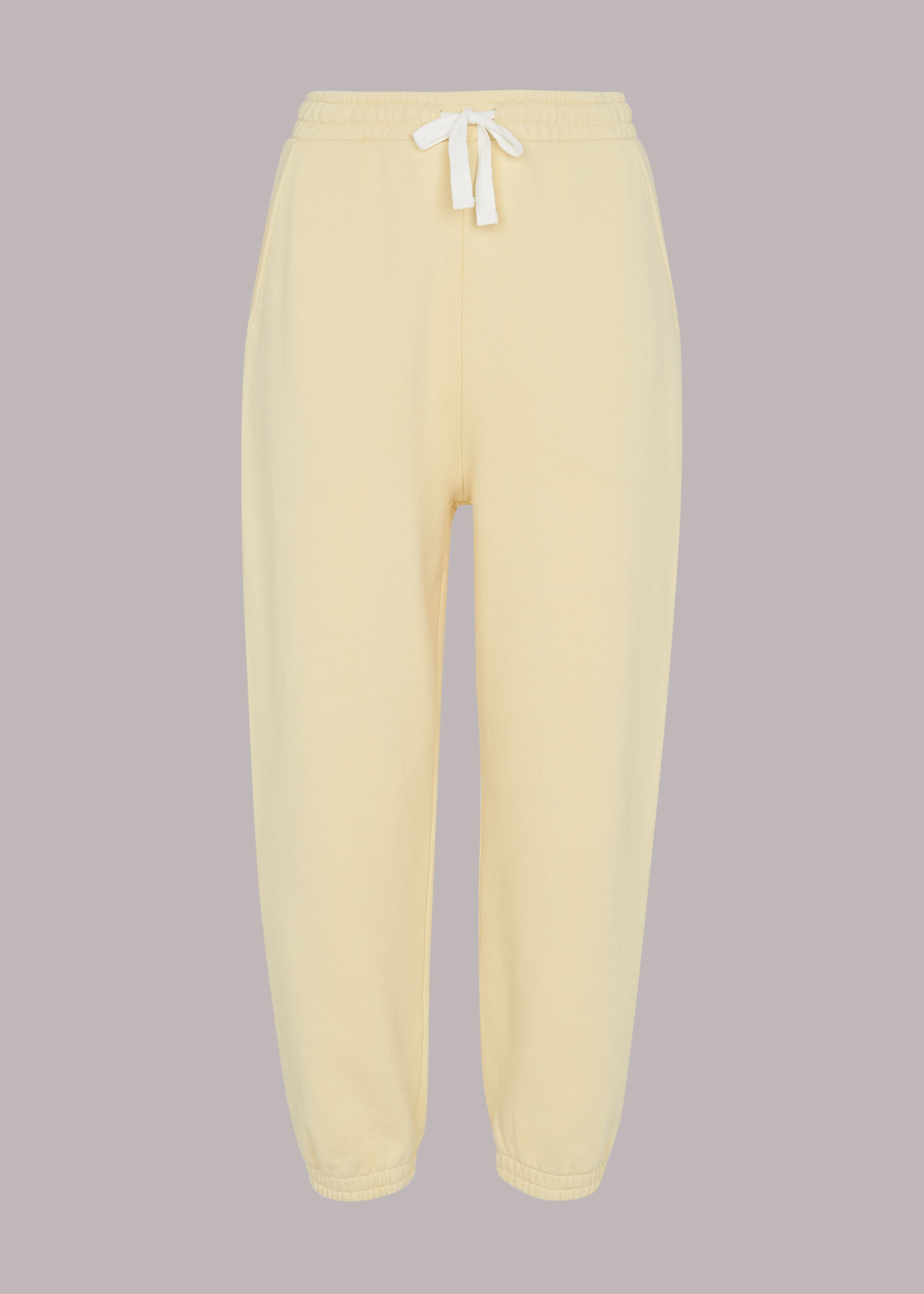 Pale outlet yellow sweatpants