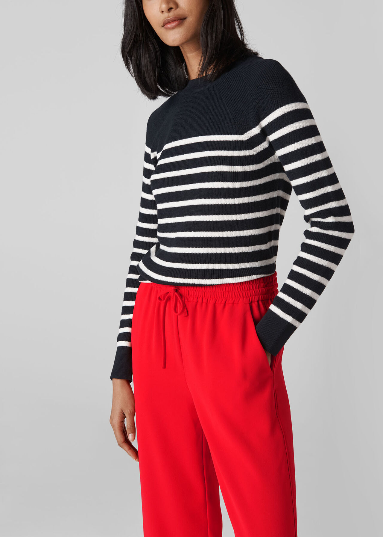 Wide Leg Helena Trouser Red