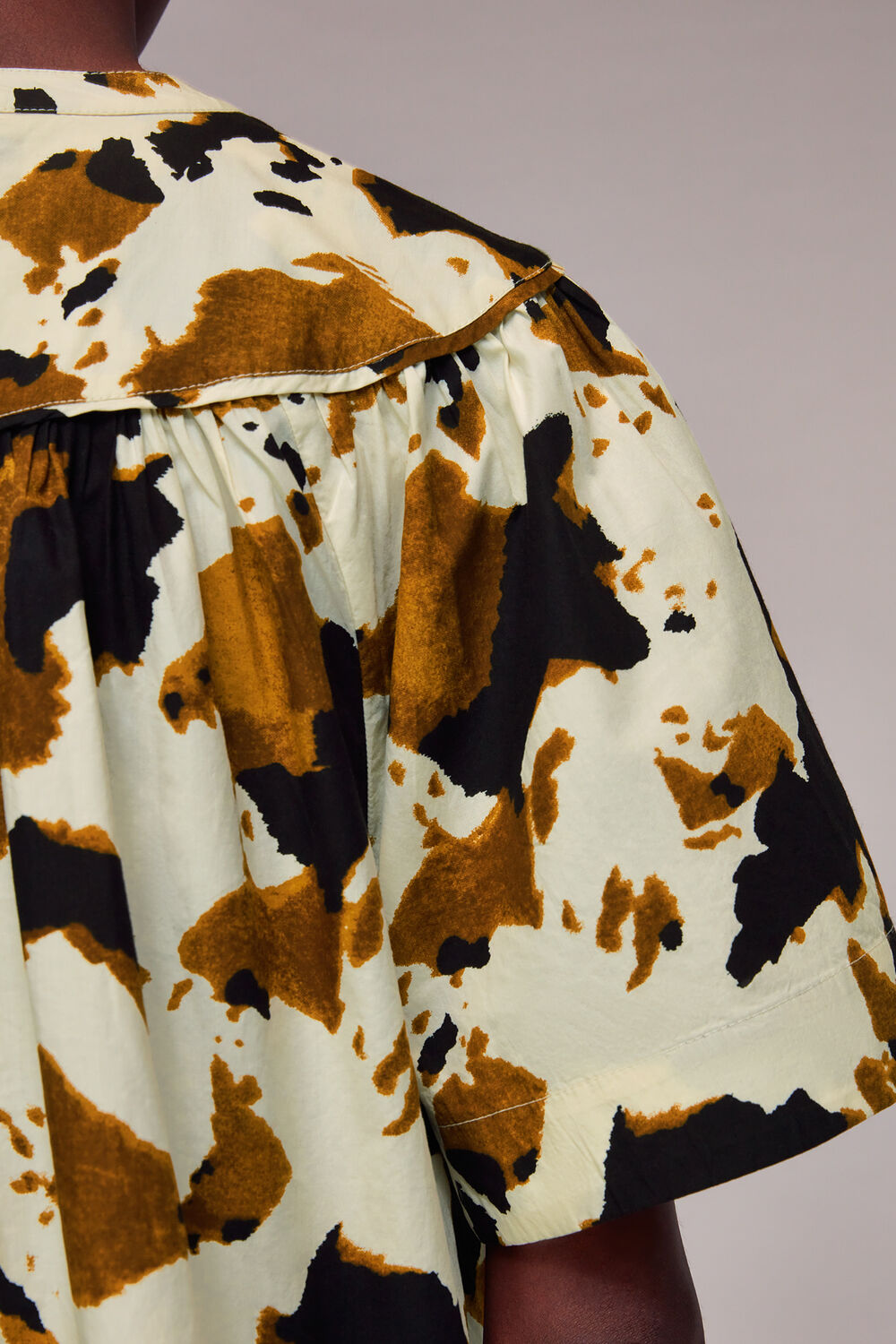 Cow Print Izzy Trapeze Top