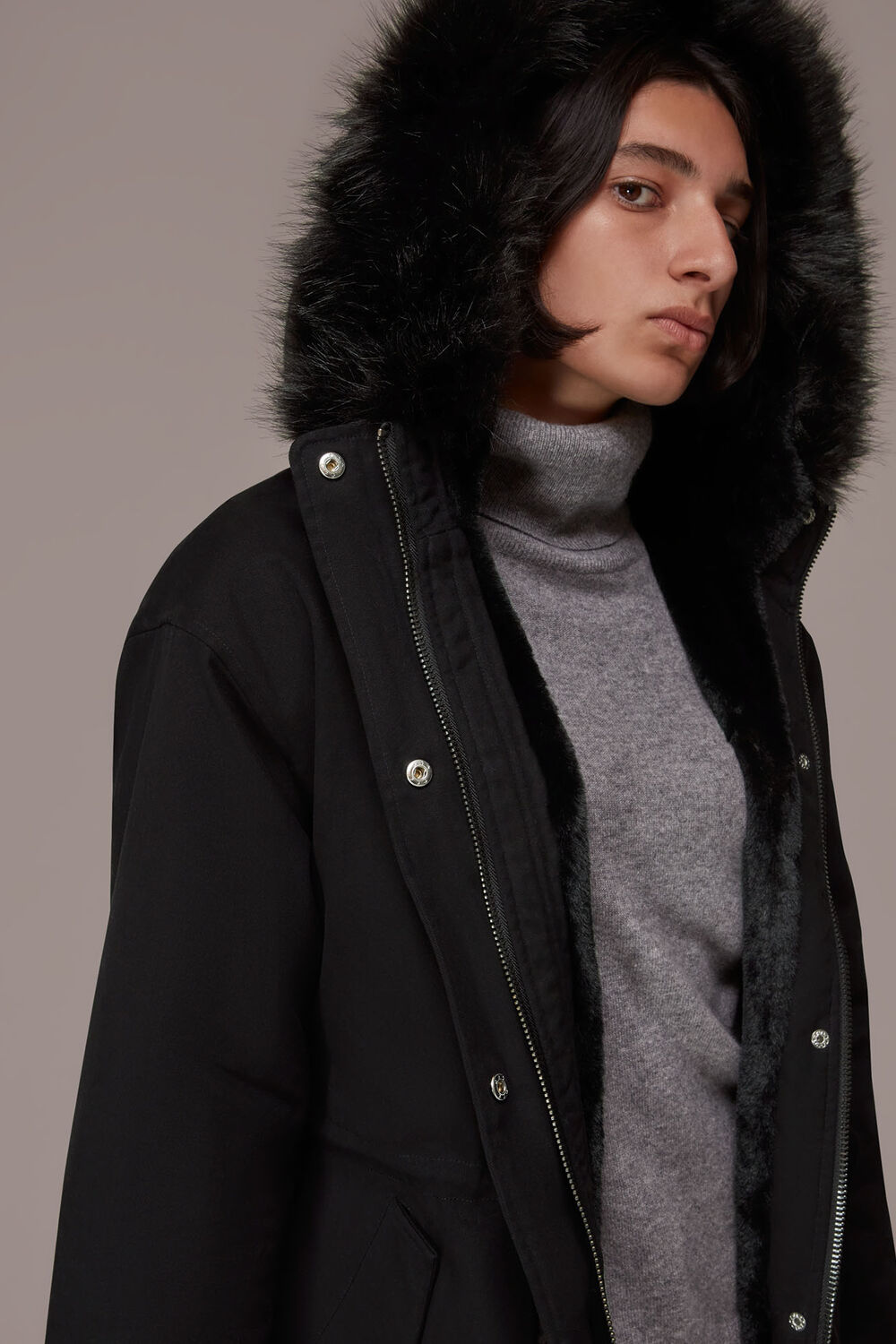 Gracie Faux Fur Parka