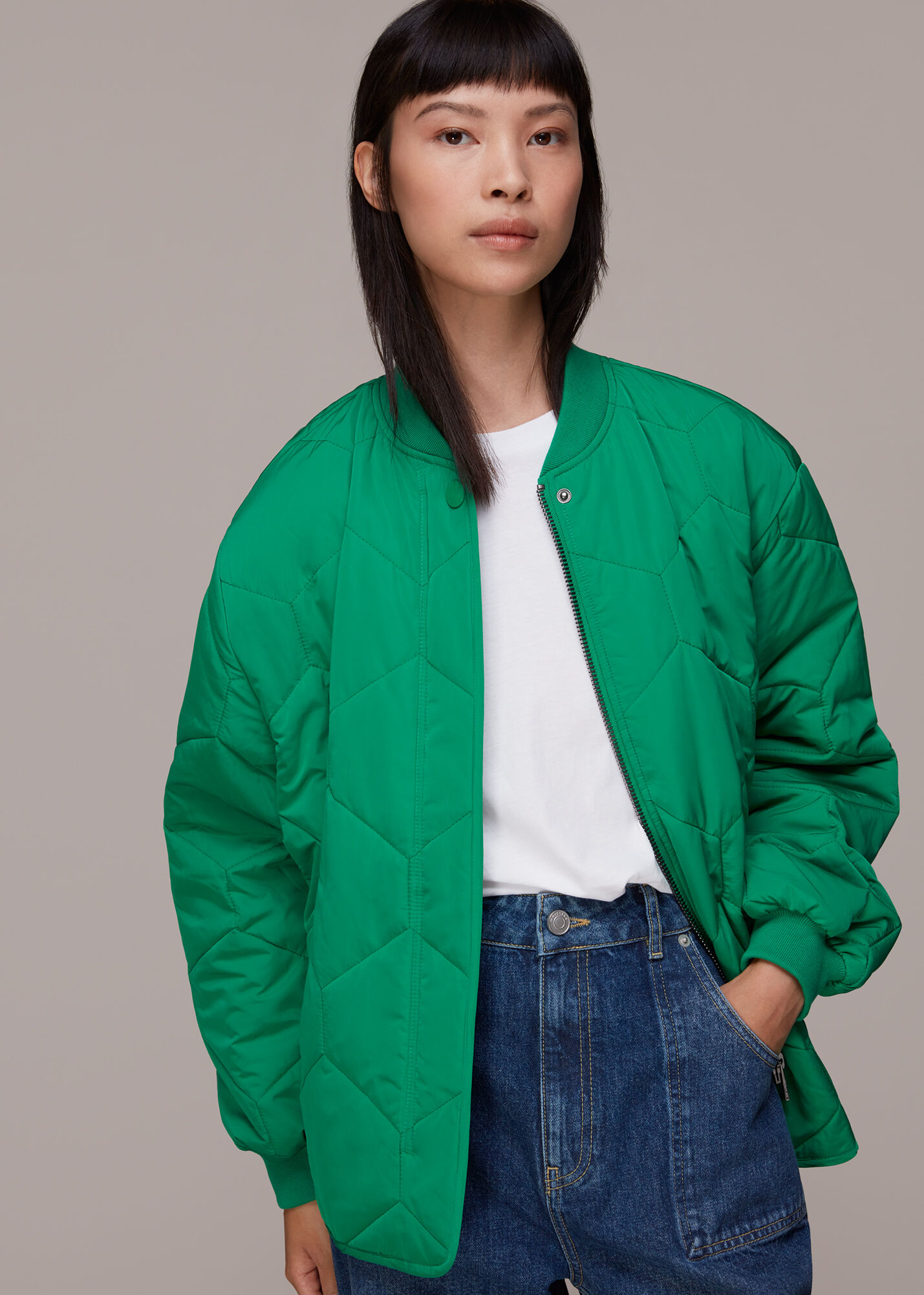 Whistles green jacket on sale