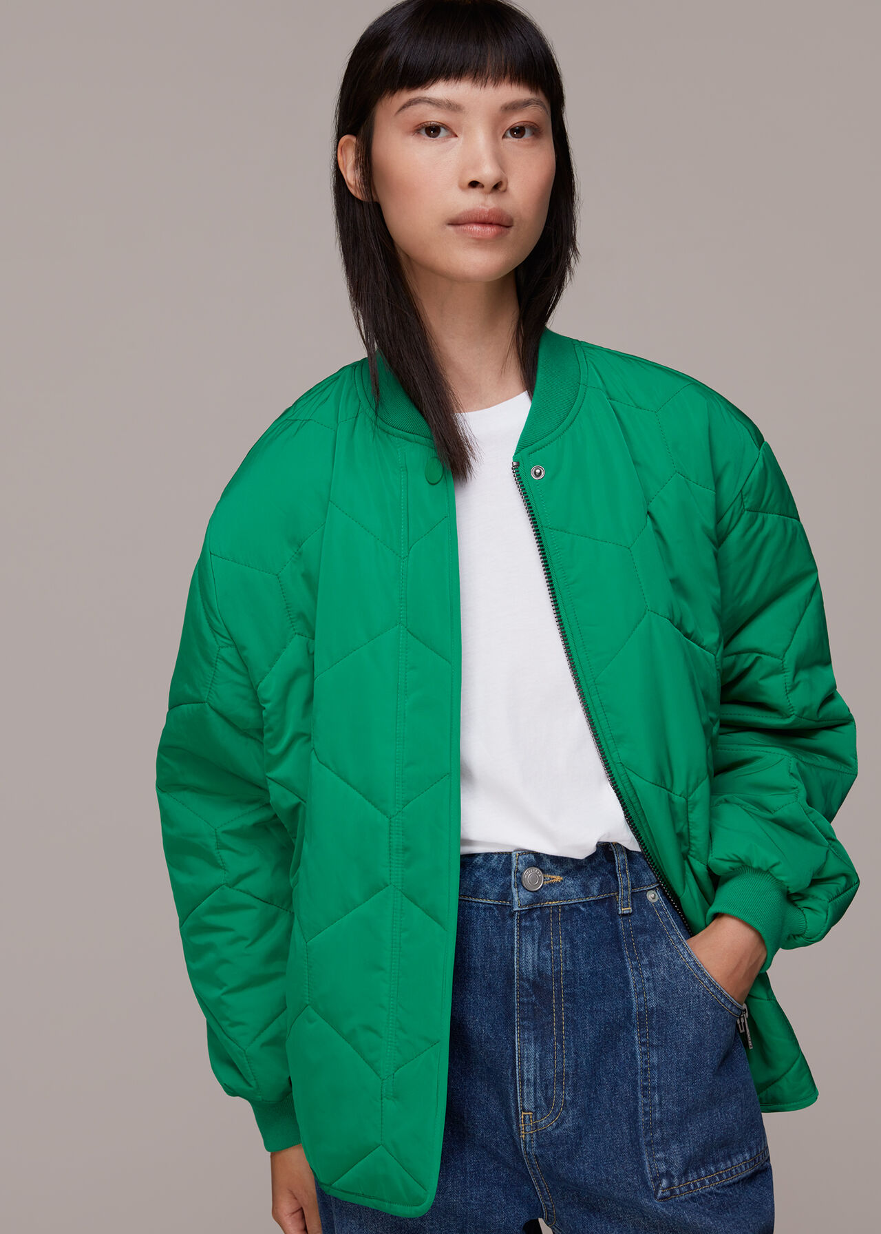 Ida Short Quilted Coat