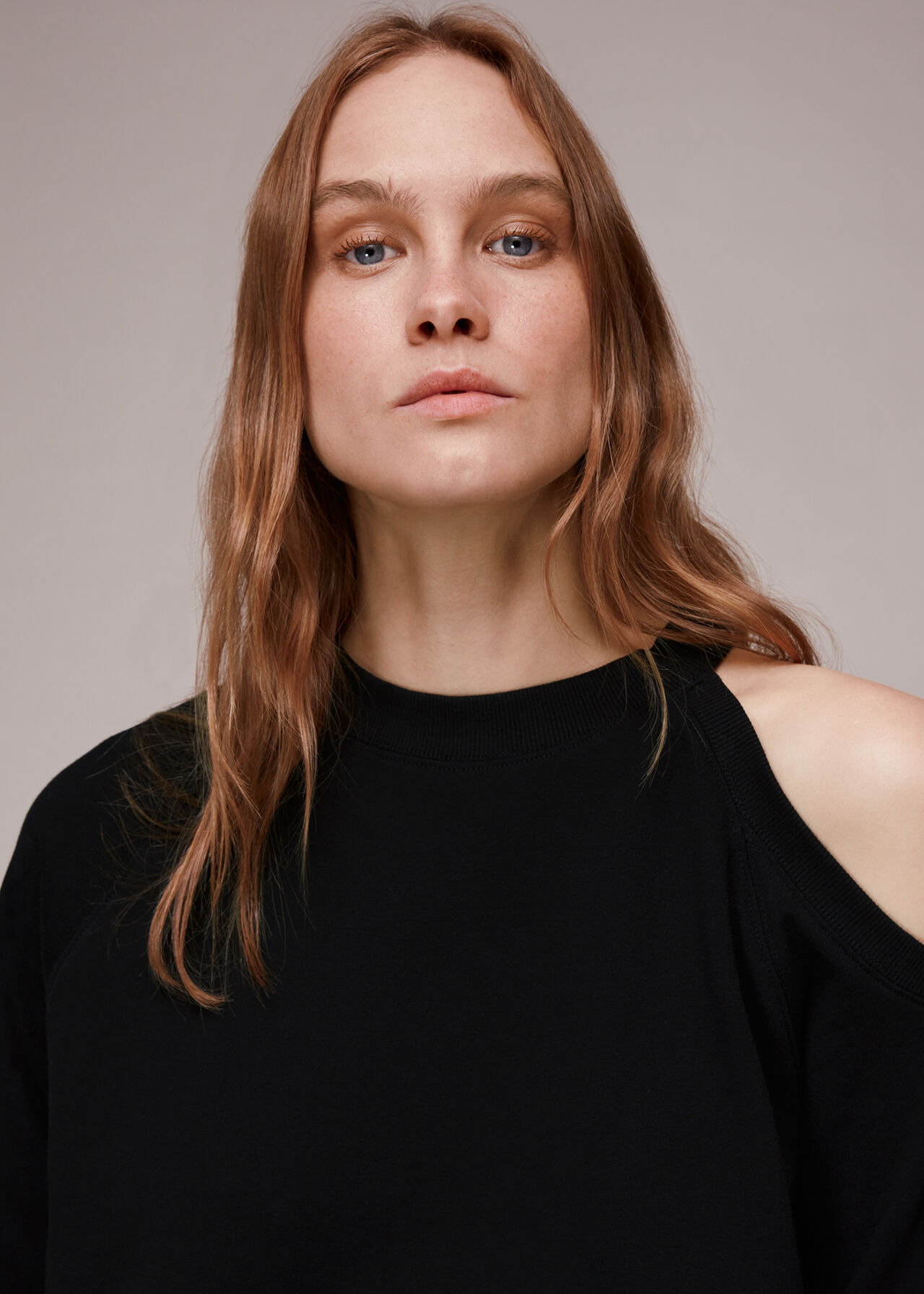 Cut Out Shoulder Sweat