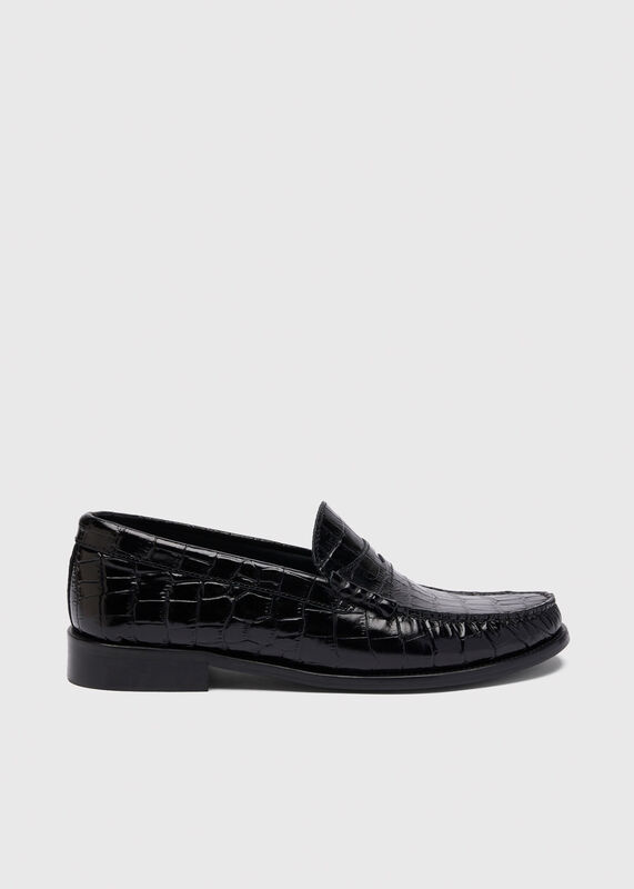 Black Manny Croc Loafer