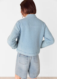Cotton Quilted Chambray Jacket