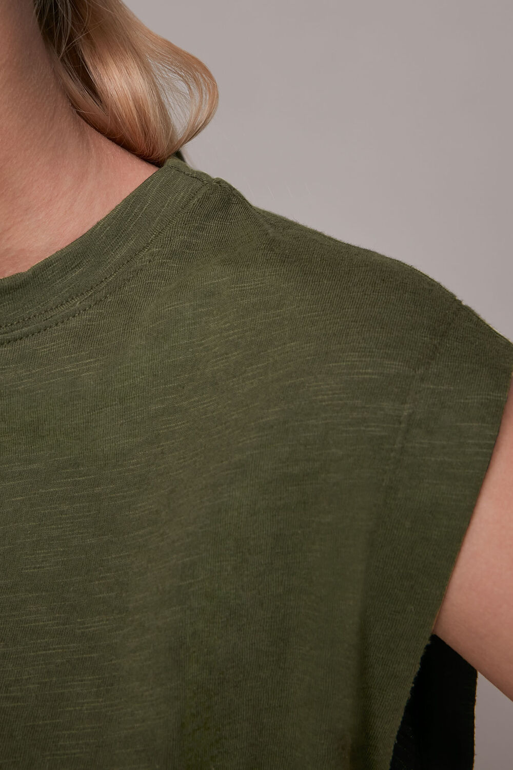 Sleeveless Tie Side Top