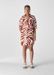 Graphic Zebra Linen Lola Multicolour