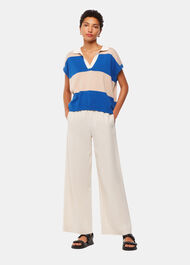 Stripe Lyla Knitted Polo