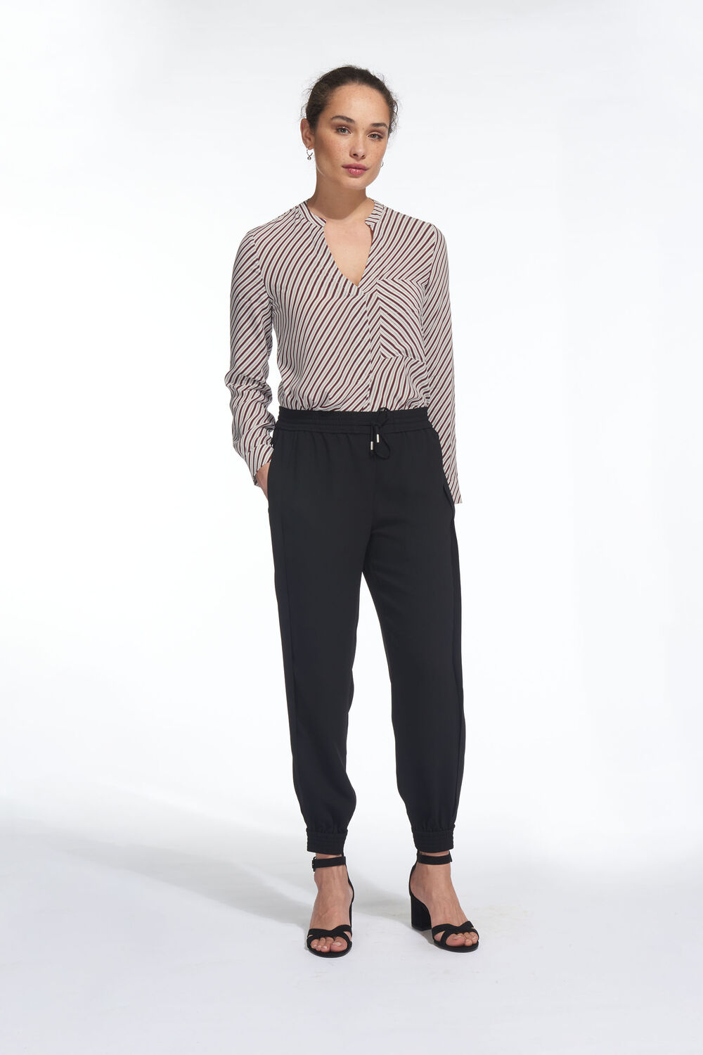 Contrast Stripe Shirt Multicolour