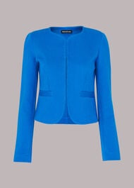 Jersey Collarless Jacket