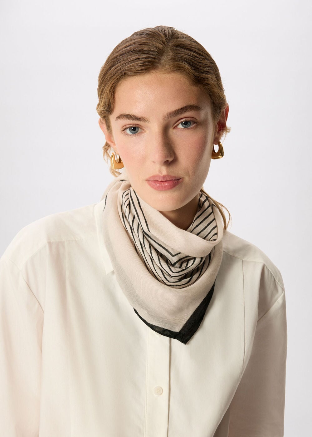Square Viscose Printed Scarf