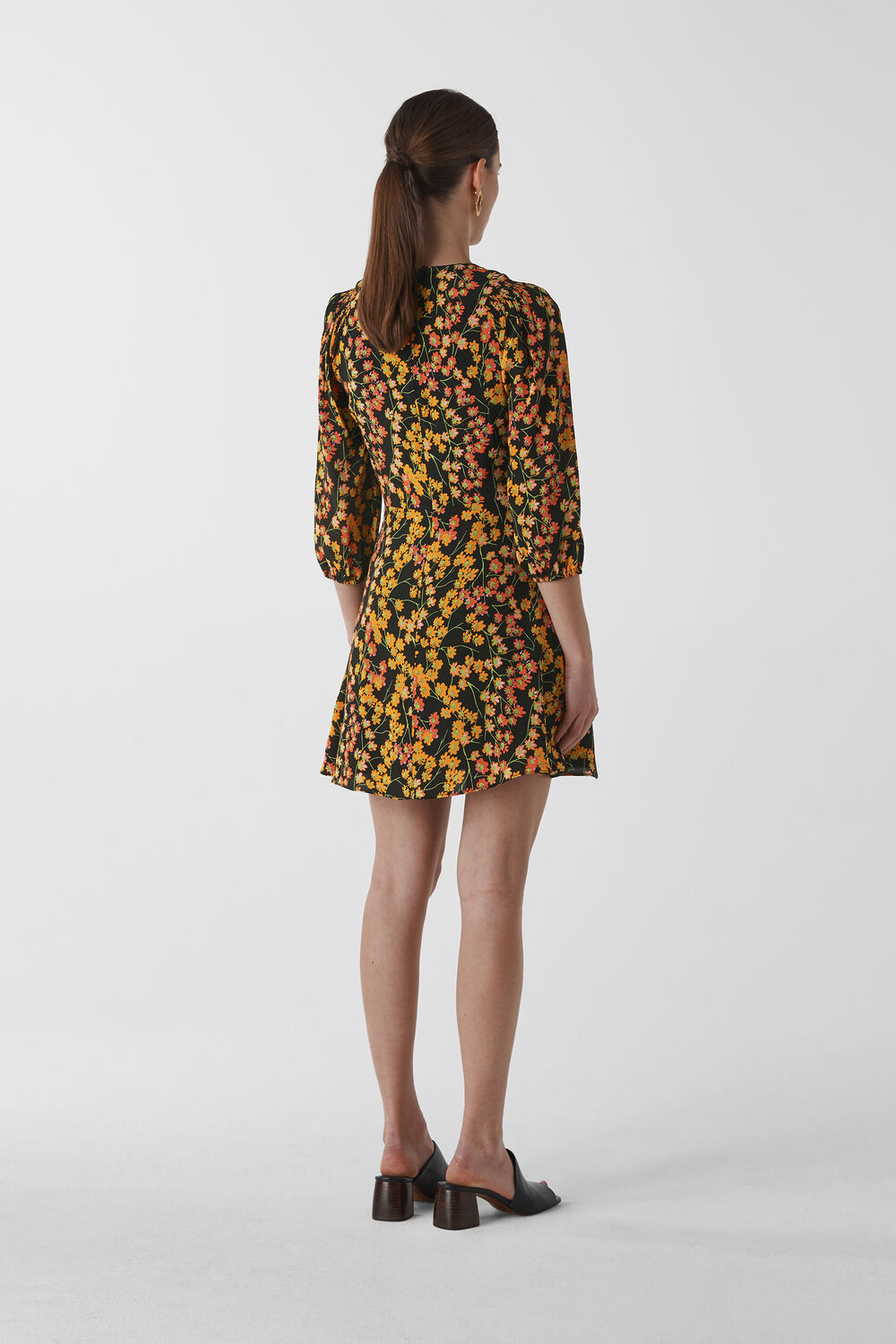Daisy Print Ester Dress Multicolour