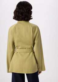 Belted Cotton Safari Jacket