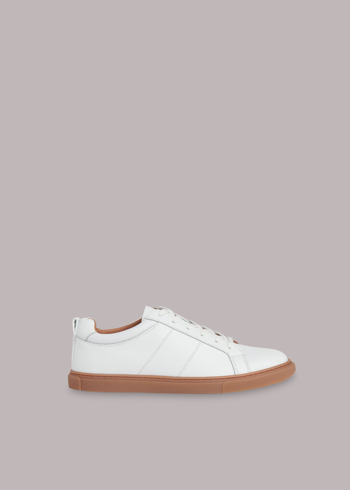 White Multi Koki Gum Sole Trainer WHISTLES