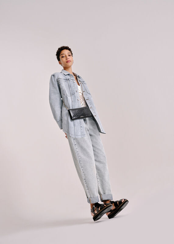 Acid Wash Denim Overshirt