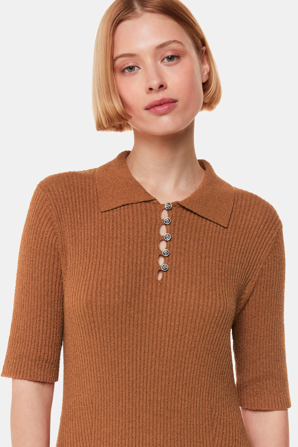 Knitted Ribbed Midi Dress