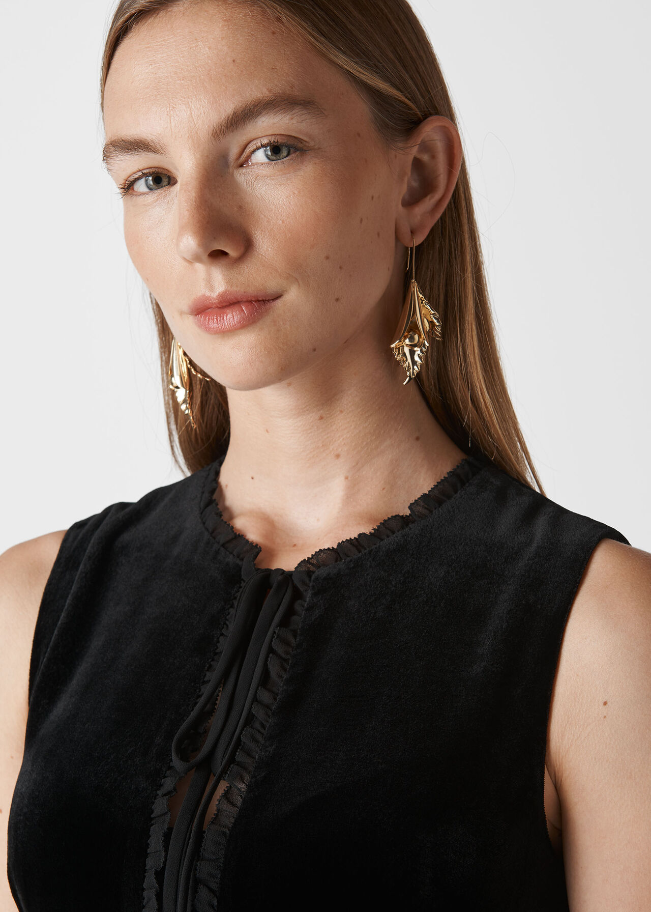 Florrie Silk Mix Jumpsuit Black