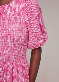 Uneven Lines Midi Dress