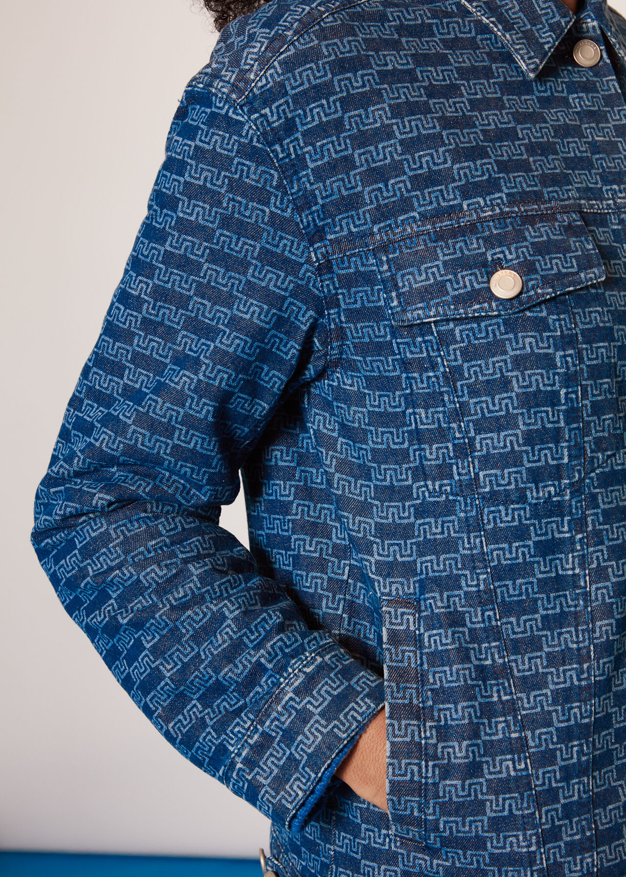 Tangle Check Denim Jacket