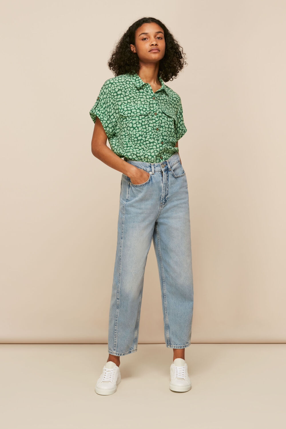 Giraffe Animal Pocket Shirt