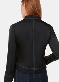 Top Stitch Detail Shirt