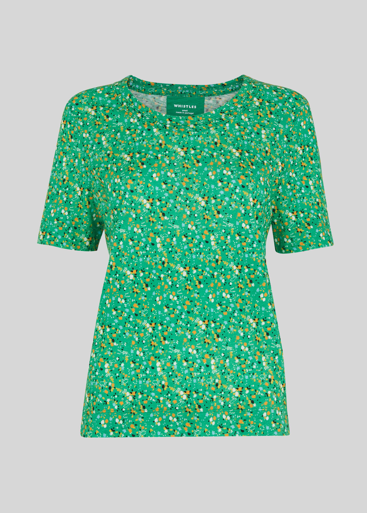 Ditsy Blossom Rosa TShirt Green/Multi