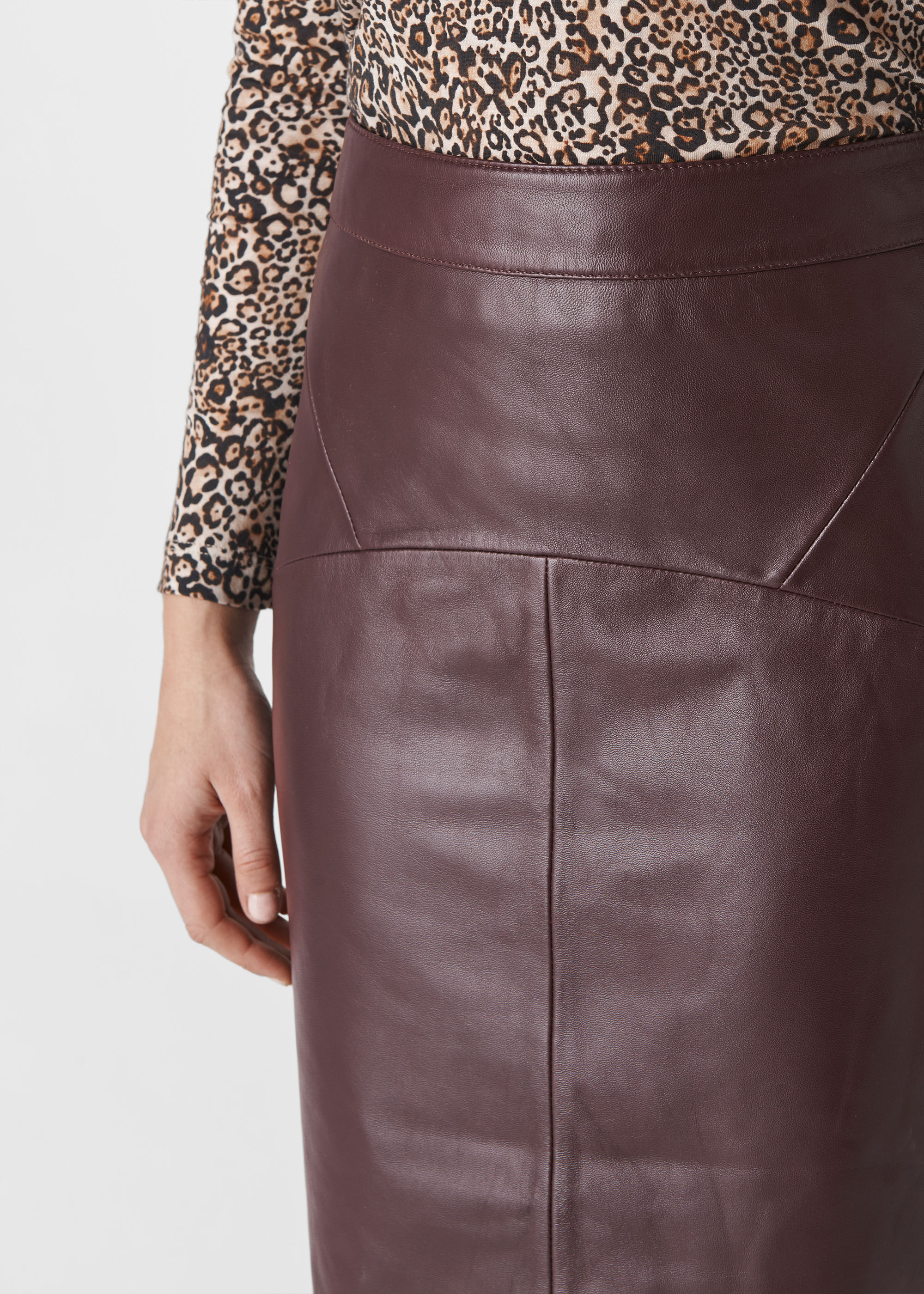 Kel leather pencil skirt discount