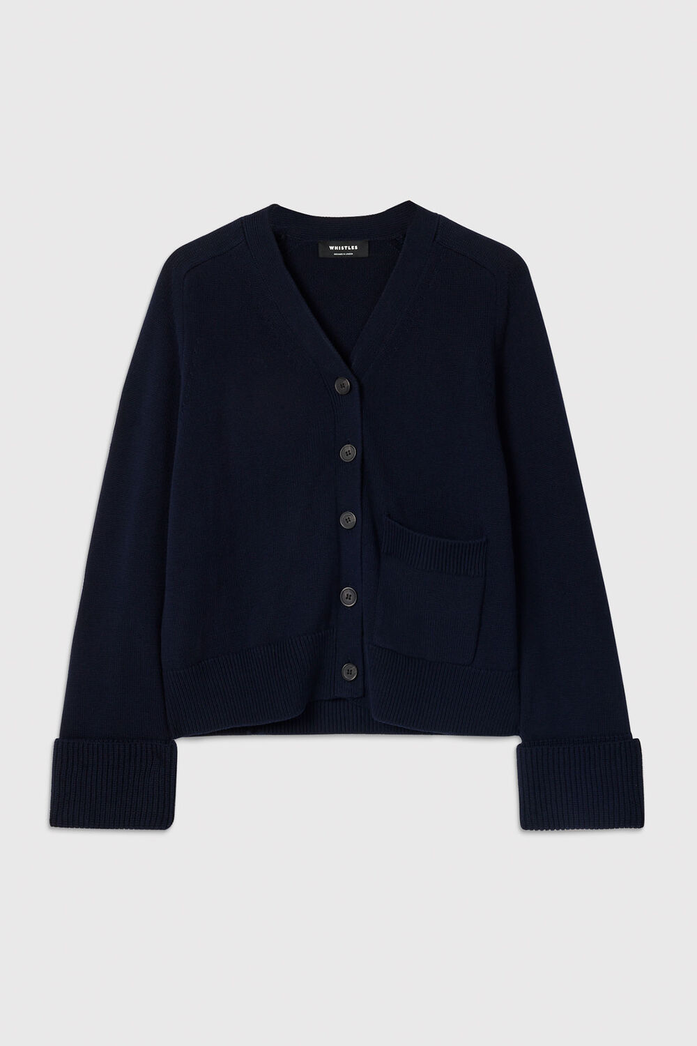 Cotton Pocket Detail Cardigan