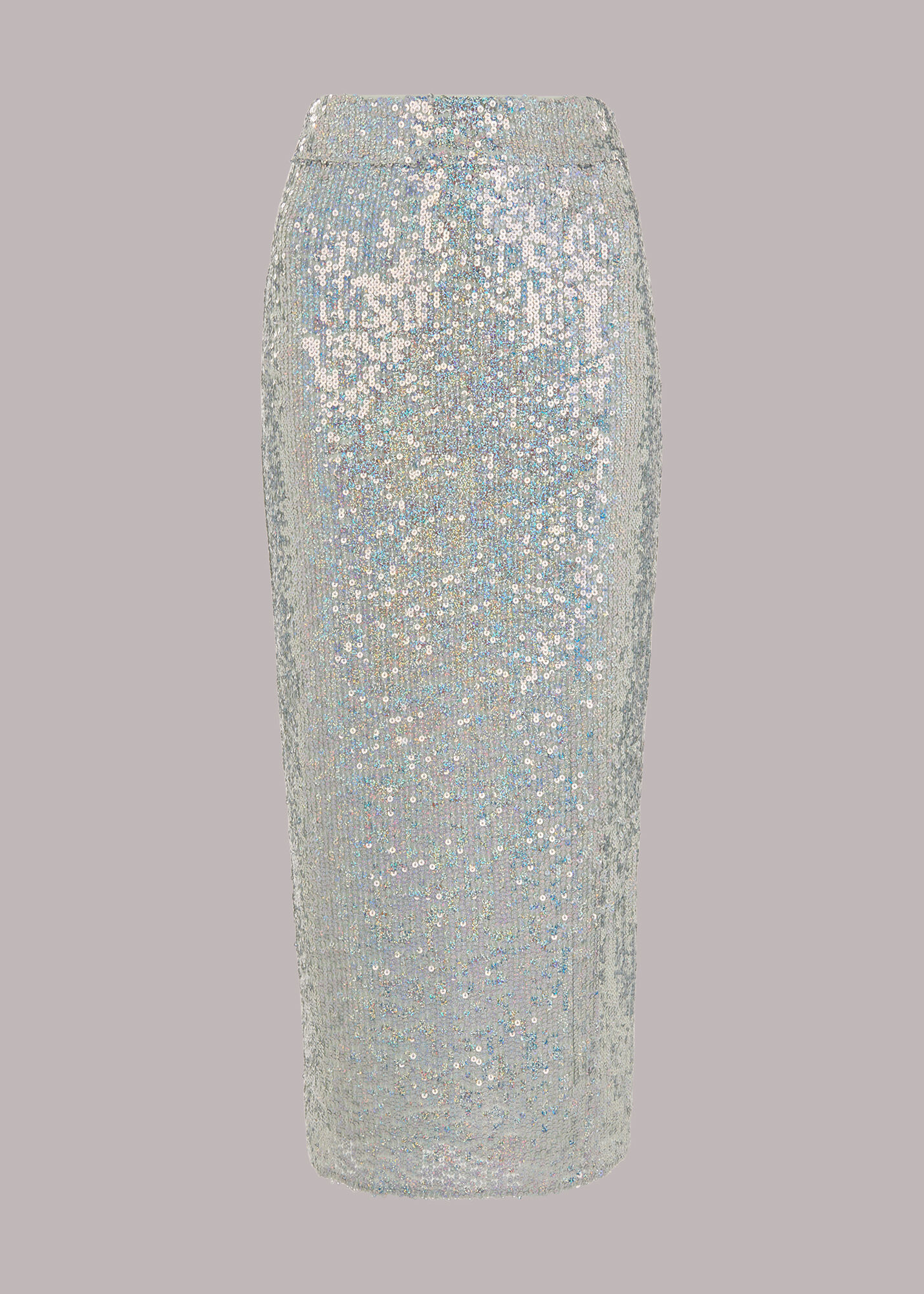Whistles silver on sale sequin skirt