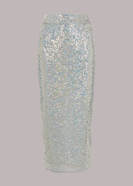 Sequin Column Skirt