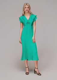 Adeline Frill Midi Dress