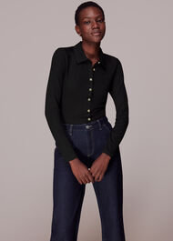Ribbed Fitted Shirt