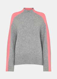 Colour Block Wool Mix Knit