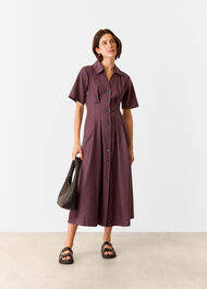 Renee Button Shirt Dress