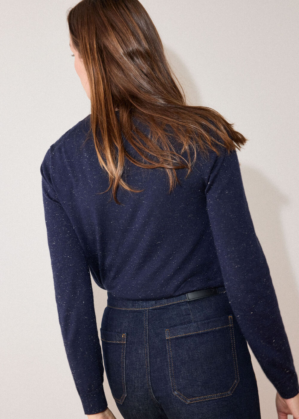 Annie Sparkle V Neck Knit