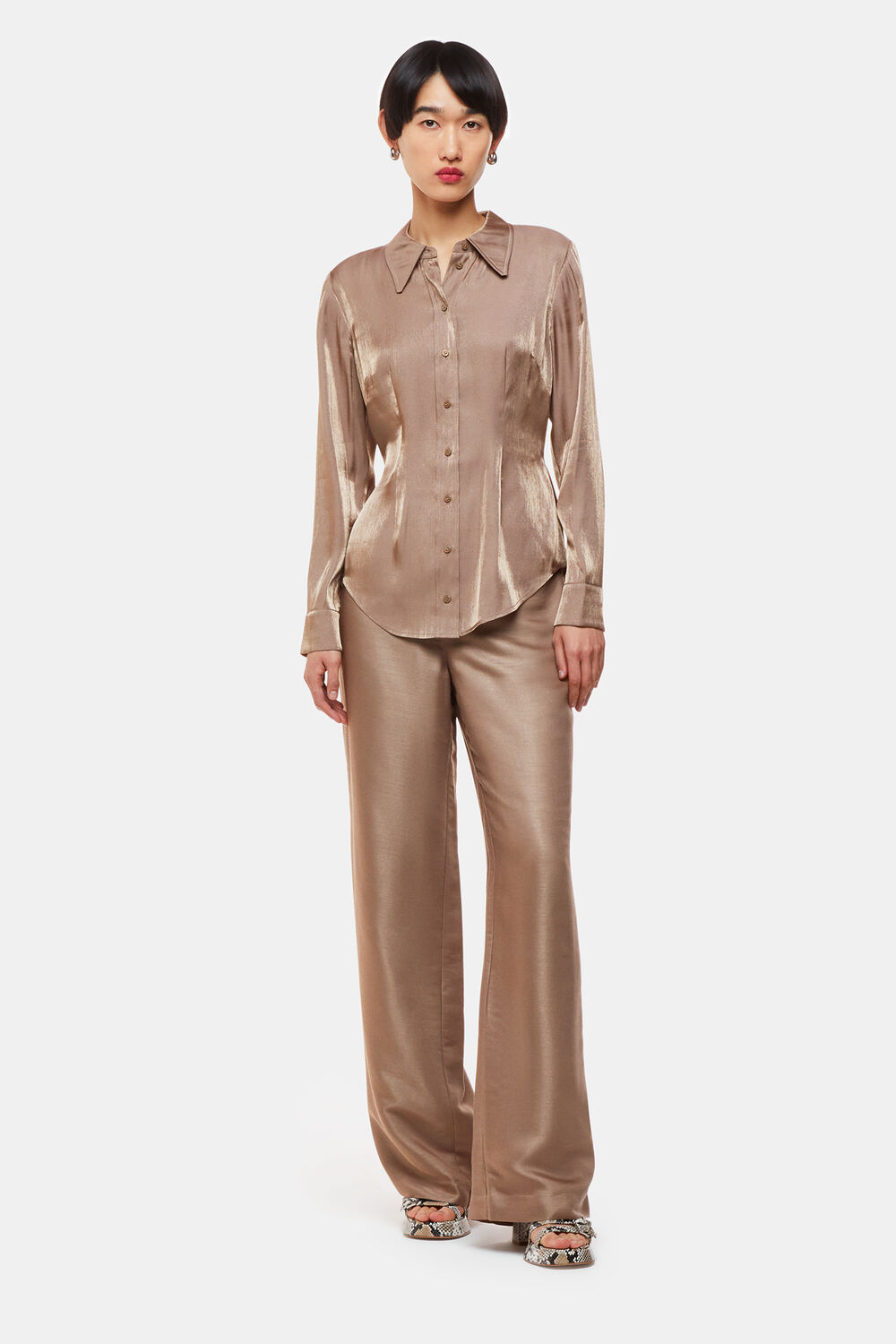 Teigan Metallic Trousers