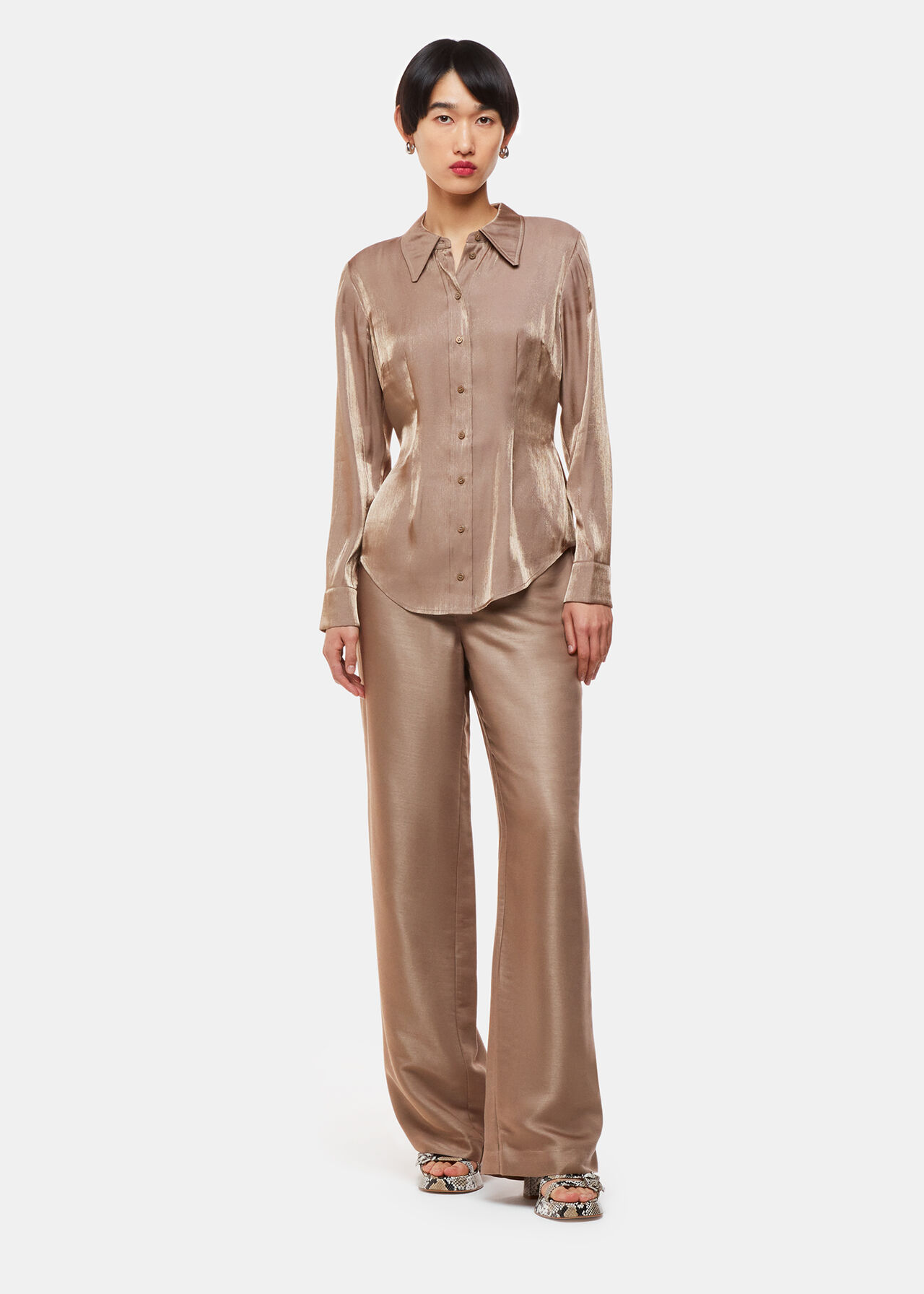 Teigan Metallic Trousers