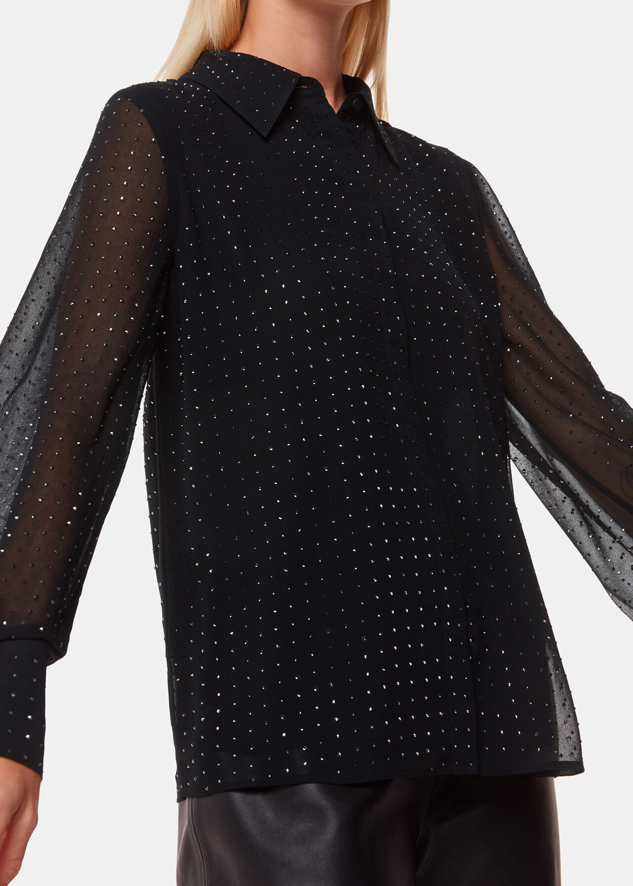 Hot Fix Sheer Shirt