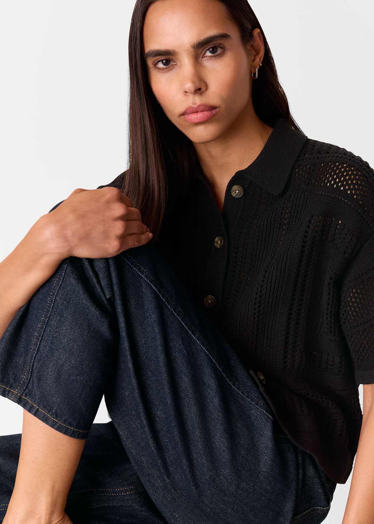 Crochet Knitted Shirt