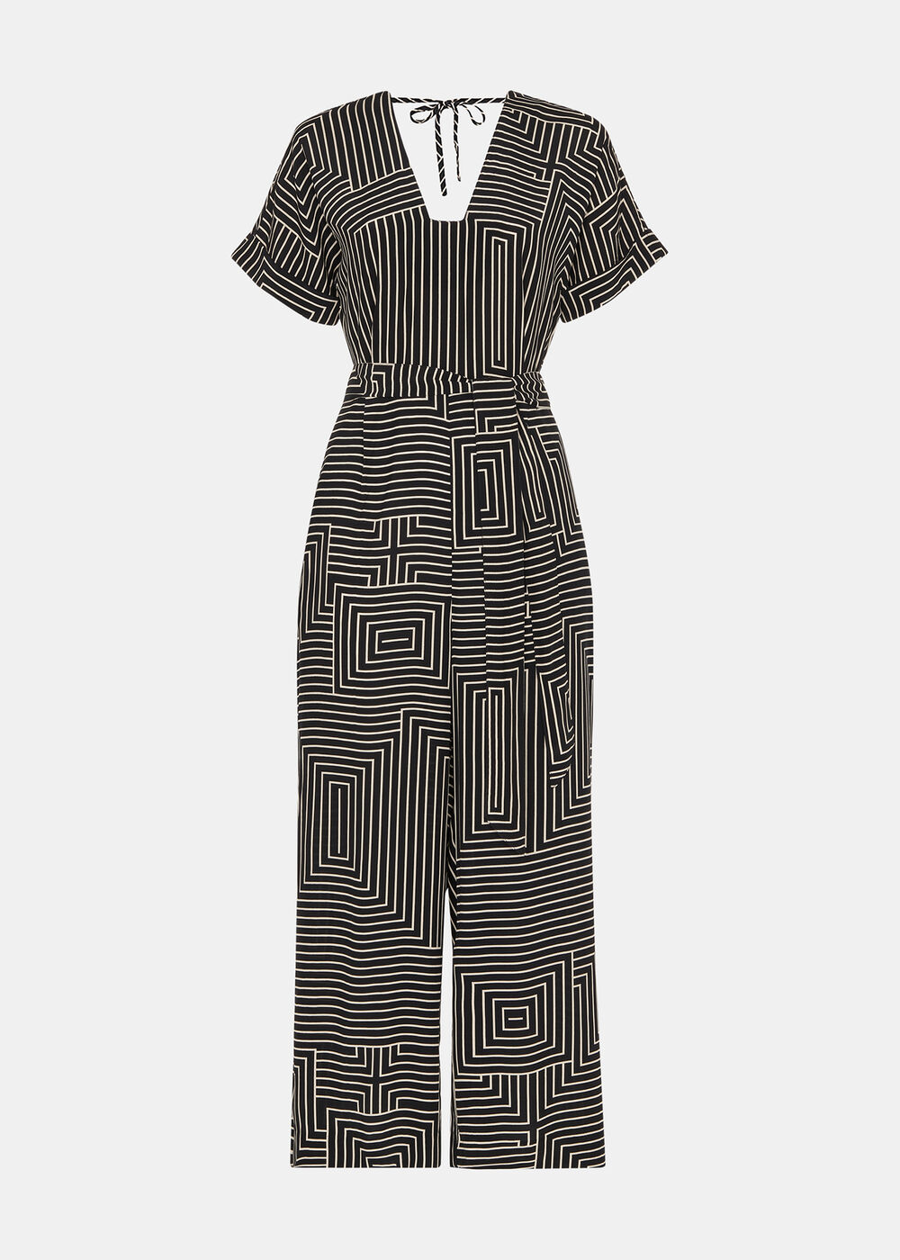 Angled Stripe Jumpsuit
