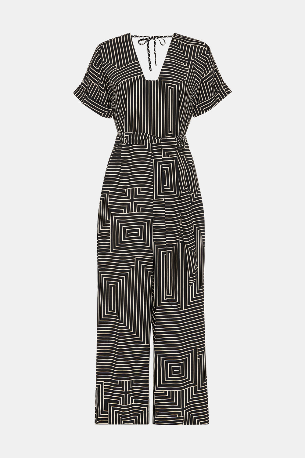 Angled Stripe Jumpsuit