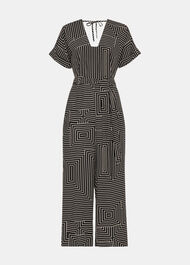 Angled Stripe Jumpsuit