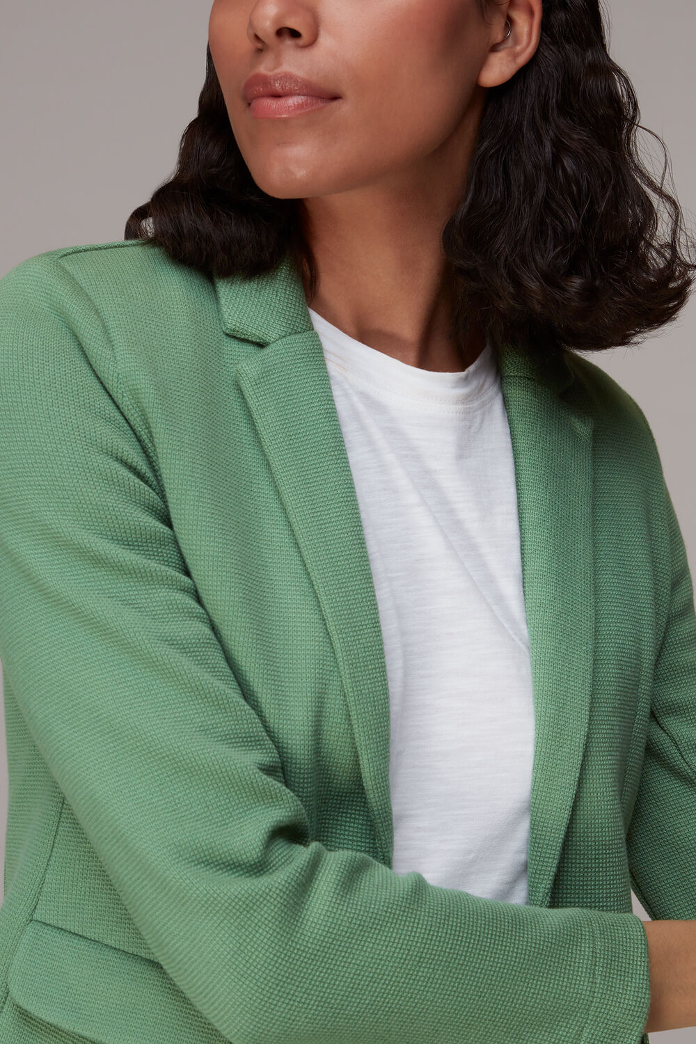 Slim Fit Jersey Jacket
