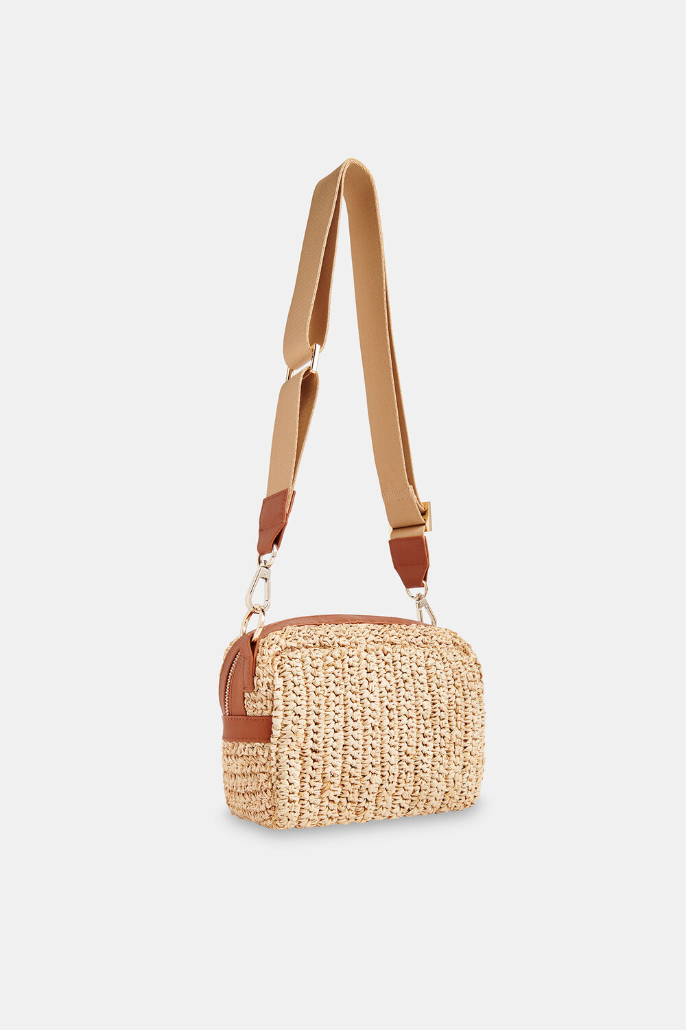 Straw Bibi Crossbody Bag